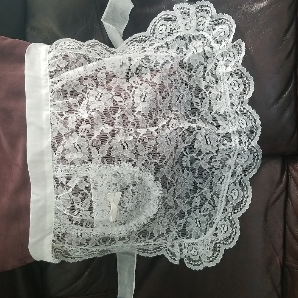 👰LACE BRIDAL APRON